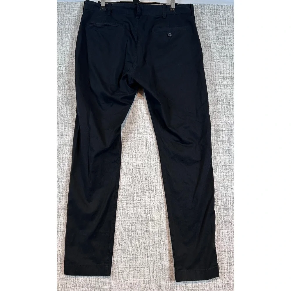 Lot of 2 J.Crew Flex Chino Driggs Slim Fit Pants Black & Grey 32x32 Mens Classic